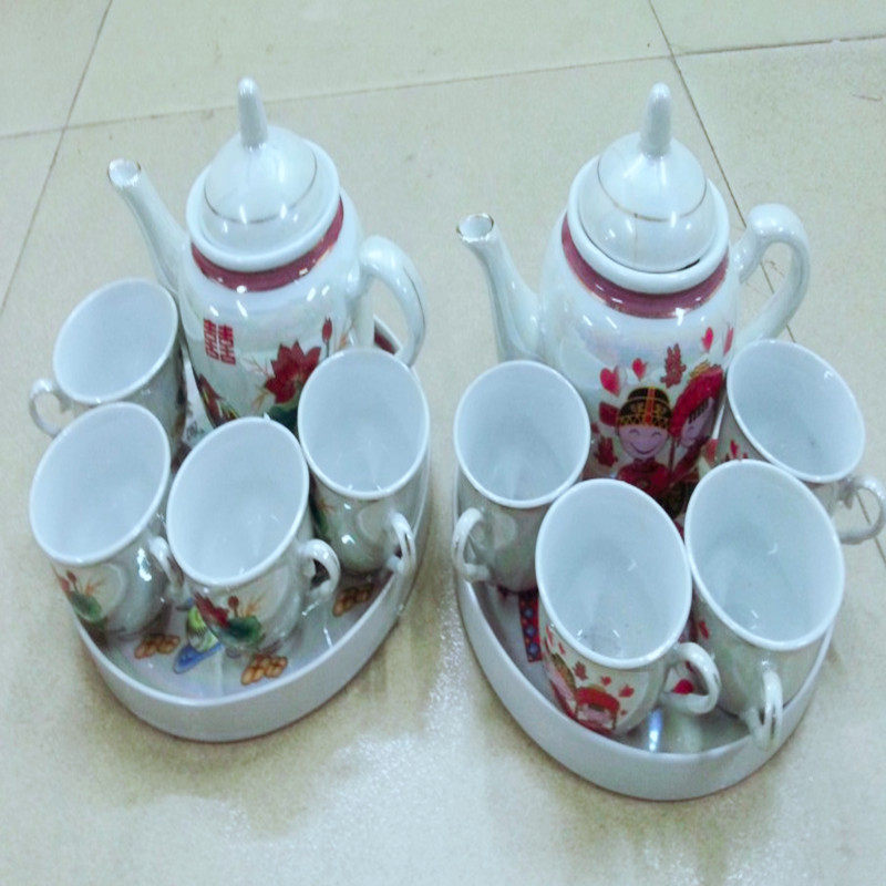 婚庆用品结婚茶具套装高档红釉卡通公仔鸳鸯图敬茶媳妇茶在类目 节庆用品/礼品, 其它节庆用品中 - 来自Buy2taobao.com提供专业的淘宝代购服务