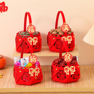 乔迁之喜装饰新居手提篮果盘搬必备摆件搬家入宅仪式布置用品大全