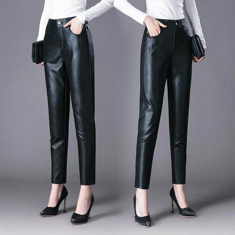 品真9955皮女士加绒裤加皮冬装新厚款高腰绵羊皮牌修身百搭小脚裤,女装/女士精品,休闲裤,淘宝优惠券,粉丝福利购,淘宝优惠卷