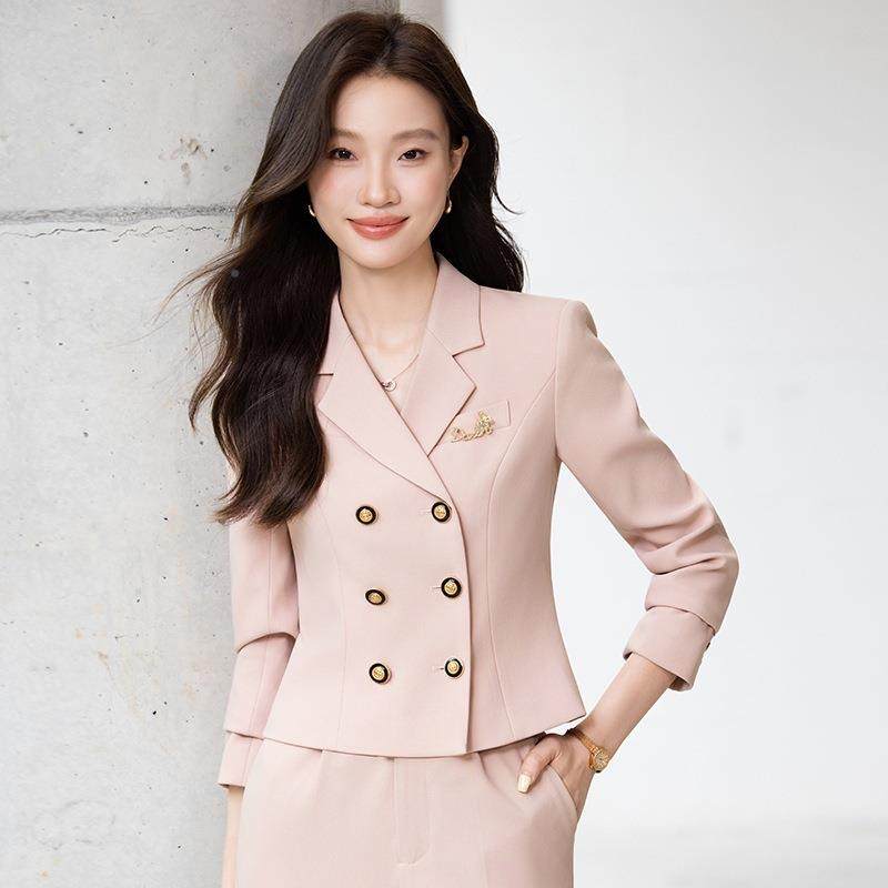 款双扣短长小袖西装领外套女裤子两件套装职业休闲秋冬排YKZ6116,女装/女士精品,职业女裤套装,淘宝优惠券,粉丝福利购,淘宝优惠卷