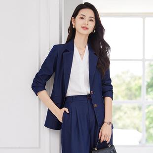 外气套职业西装 腰质修身 YZH9717 套装 衣 洋气收显瘦新款 女上装 时尚
