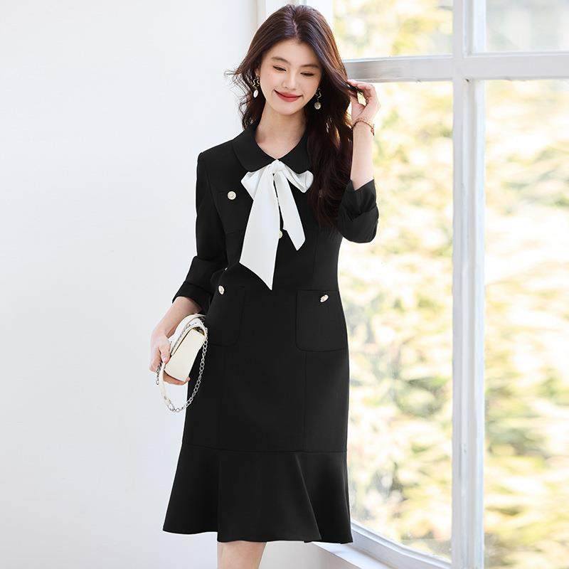 小收香质风娃娃领连衣裙女FLN-5316新款春秋气女尚神范腰时尚时鱼,女装/女士精品,连衣裙,淘宝优惠券,粉丝福利购,淘宝优惠卷