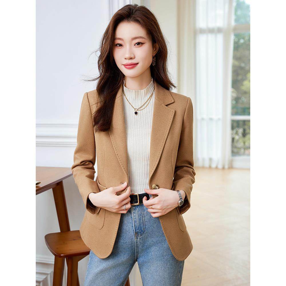 款气质上衣服小个AL738844子新闲休西春秋高级感毛呢小西装外套女,女装/女士精品,西装,淘宝优惠券,粉丝福利购,淘宝优惠卷