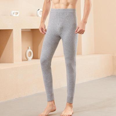 冬季裤男女同款平板羊加厚保暖裤羊毛裤绒高修腰身打底毛JXO线裤