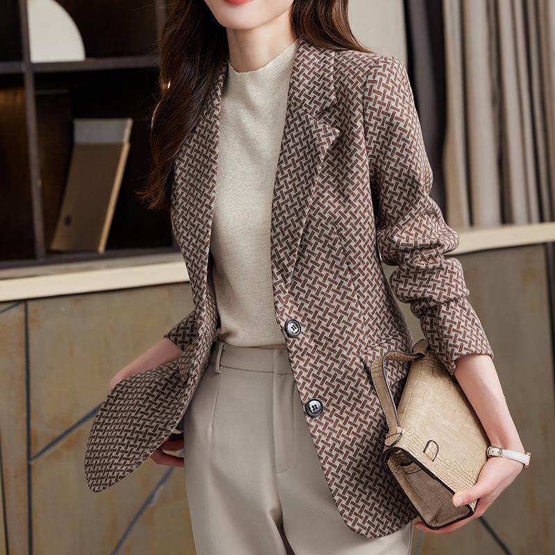 高髦级装外套女春感秋季新款洋气时复古休闲今年流行小AL731244西,女装/女士精品,西装,淘宝优惠券,粉丝福利购,淘宝优惠卷