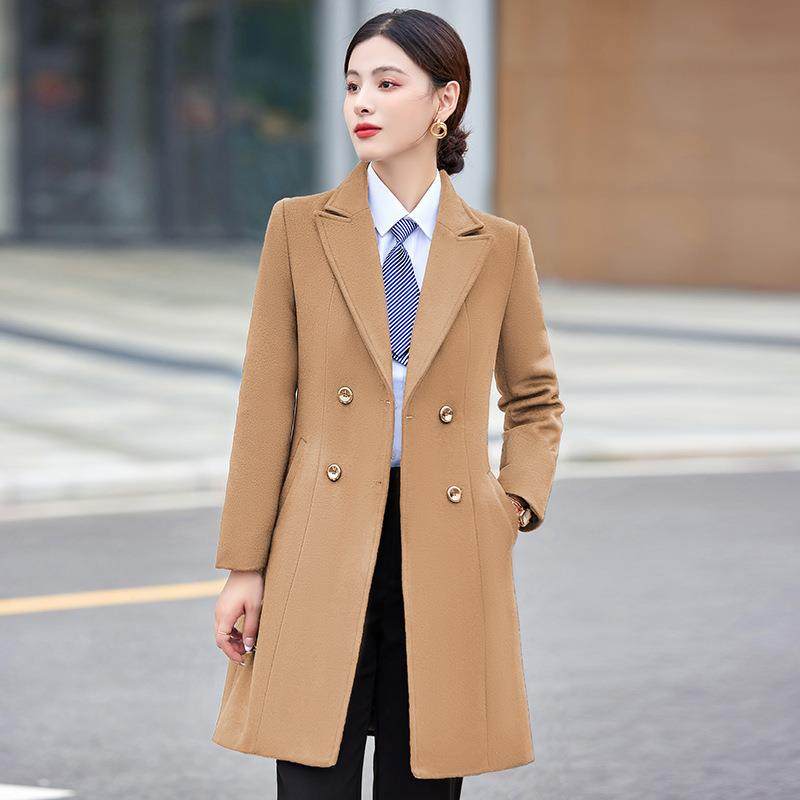 职厚业毛呢大YL-1991衣年女冬季高端时尚夹棉加中款外呢子套工长,女装/女士精品,毛呢外套,淘宝优惠券,粉丝福利购,淘宝优惠卷