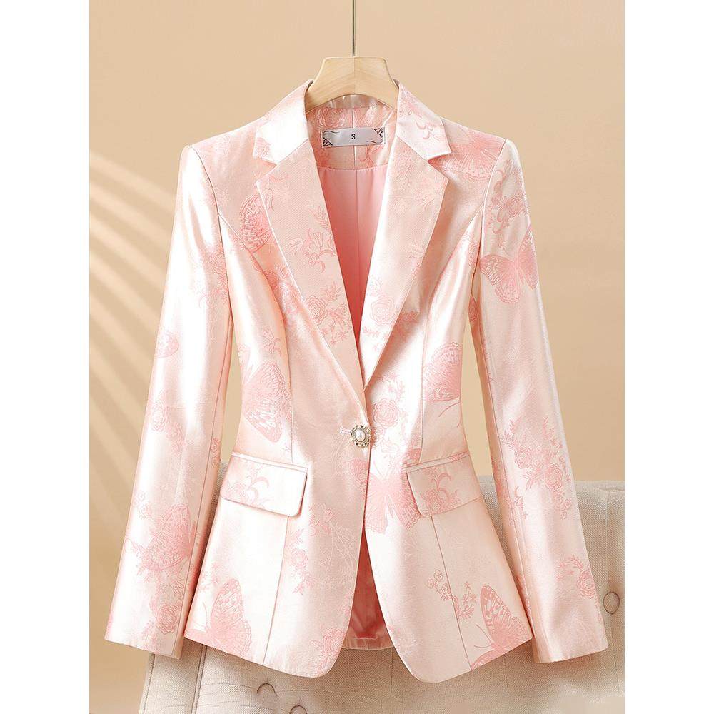 高玫长上红外套秋冬欧美外贸中长AL824795款休闲小西级服衣袖上衣,女装/女士精品,西装,淘宝优惠券,粉丝福利购,淘宝优惠卷