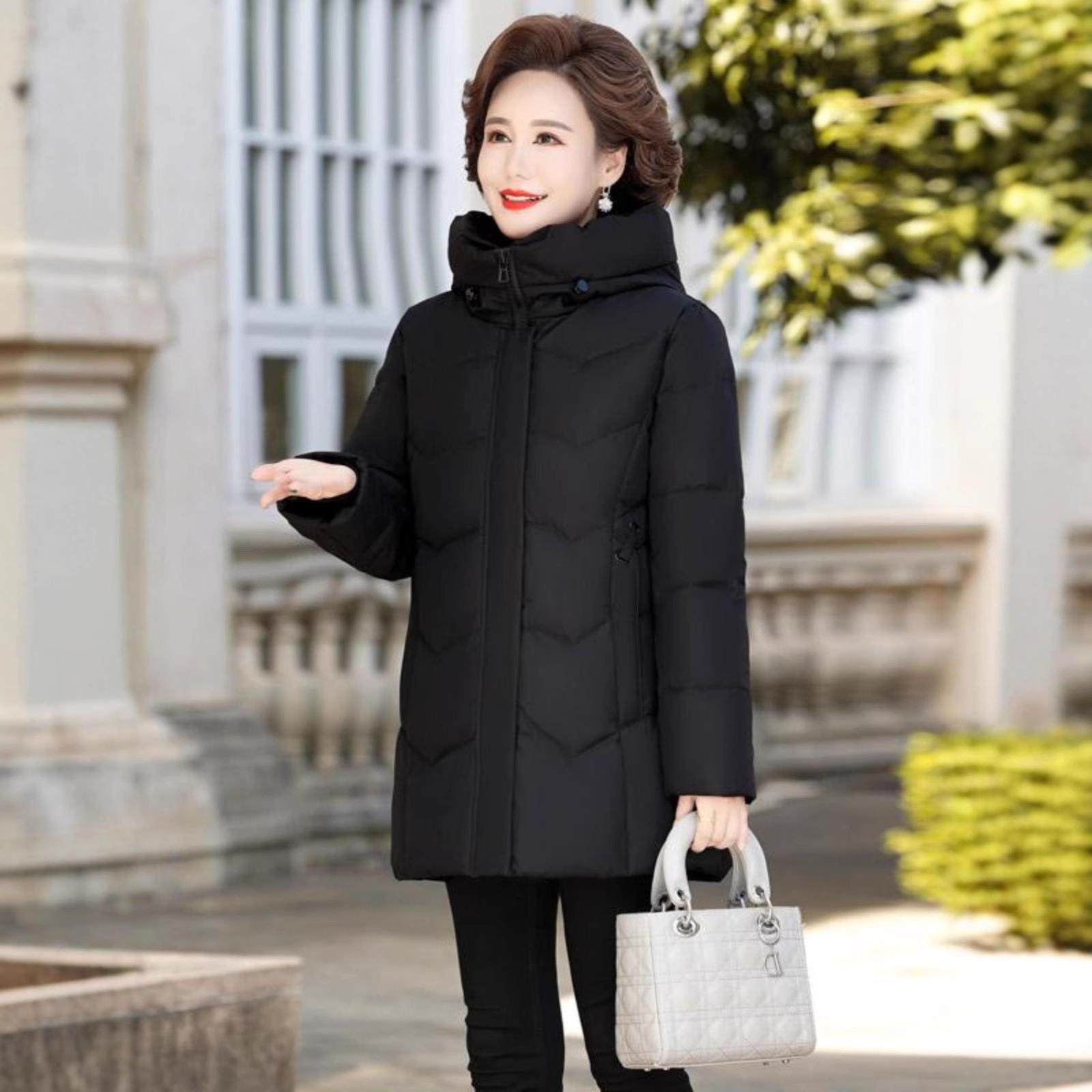 款绒品牌正品羽服女89-2212中长帽新款妈妈装加厚保暖连老太太外,女装/女士精品,羽绒服,淘宝优惠券,粉丝福利购,淘宝优惠卷