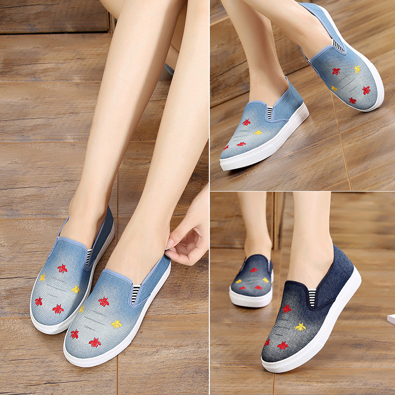 2021 spring and autumn new pattern Old Beijing cloth shoes Korean Edition leisure time Flat bottom Single shoes A pedal Lazy shoes student Versatilein the Women's Shoes, Low shoe, Cloth shoes category - from Buy2taobao.com to provide professional Taobao agent buy service