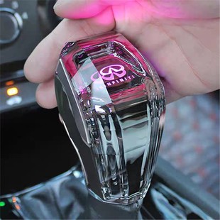 Q70L水晶档把带灯发光排挡头改装 QX80 档杆 Q60 适用Q50L