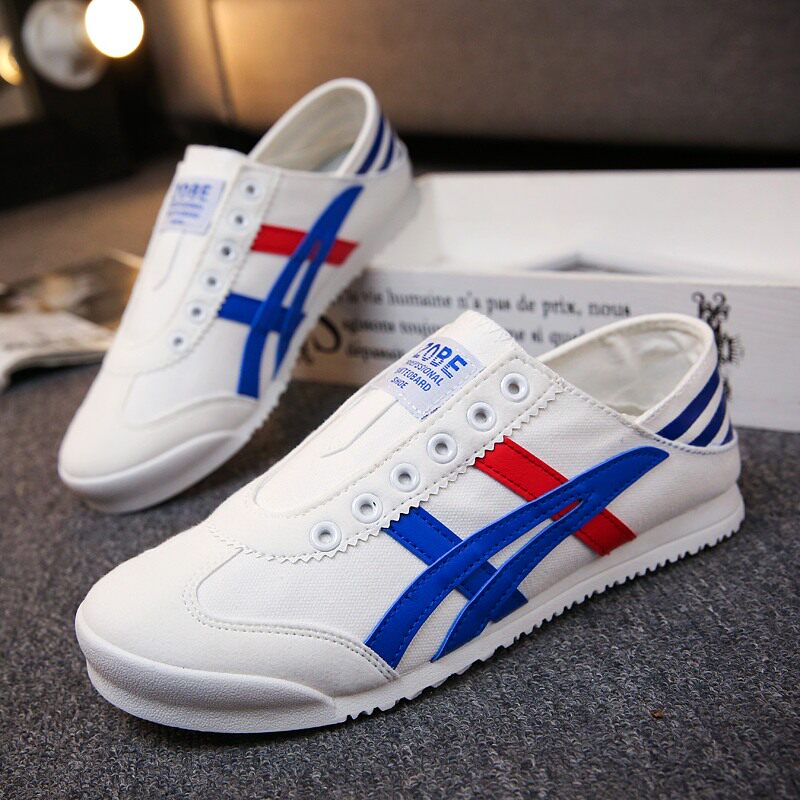 2019夏季透气板鞋老虎鞋子男女运动鬼冢跑步潮鞋百搭休闲阿甘鞋男在类目 流行男鞋, 帆布鞋中 - 来自Buy2taobao.com提供专业的淘宝代购服务