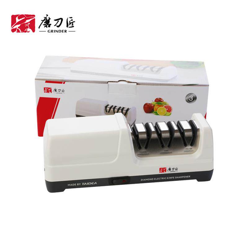 电动磨刀器家用快速磨刀厨房工具抛光金刚石菜刀陶瓷刀开刃器