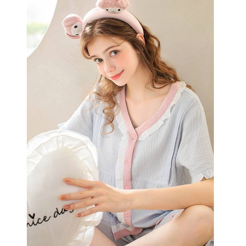 家时光月子服夏季薄款产后孕妇睡衣哺乳8月份7短袖透气产妇家居服,孕妇装/孕产妇用品/营养,家居服套装,淘宝优惠券,粉丝福利购,淘宝优惠卷