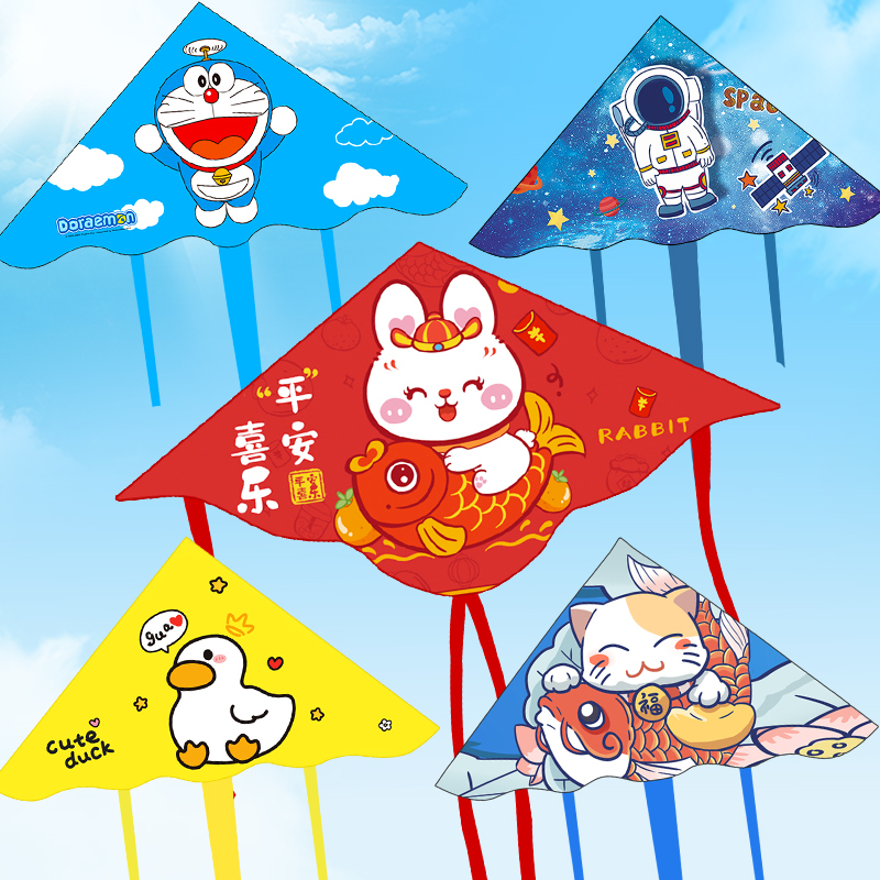 高品质2025年新款风筝儿童大人手持线轮专用潍坊网红微风易飞