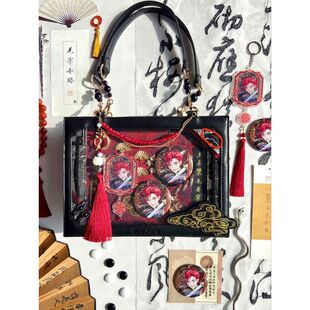 原創(chuàng)國風(fēng)痛包飛龍在天古風(fēng)新中式 托特包手提單肩斜挎痛包谷美