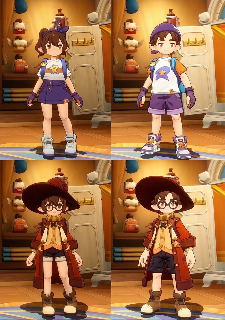 洛克王国星光套装机甲风COS