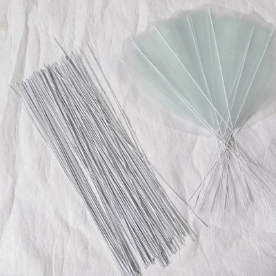 花艺铁丝20号18号纸艺花材料diy造型叶脉花瓣丝网花花杆