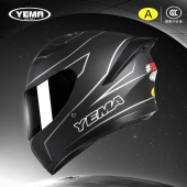 野马3C认证摩托车头盔男秋冬季 通用骑行机车全盔 保暖电动车女四季