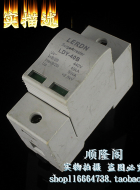 LERDN 雷尔盾 LDY-40B 1P 电涌浪涌保护器 40-80KA 440V 防雷器