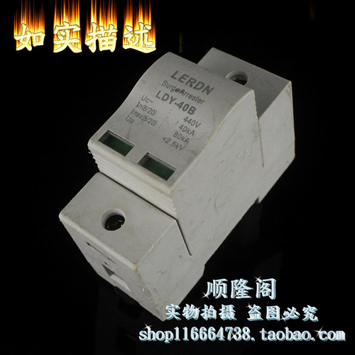 LERDN 雷尔盾 LDY-40B 1P 电涌浪涌保护器 40-80KA 440V 防雷器