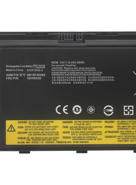 联想ThinkPad P70 P71 01AV451 00HW030 SB10F46468 笔记本电池