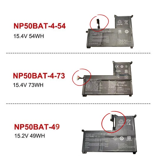 全新适用神舟NP50BAT-4 七彩虹将星X15 XS2021 X15At 2021电池
