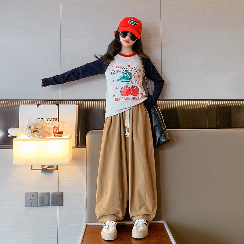 女童打底衫秋装儿童长袖上衣