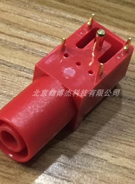 Amass 镀金90度4mmPCB插座 4mm 面板插座 测试接线端子 插头插座