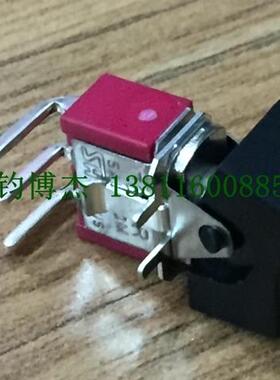 台湾兴瀚SH原装钮子开关T80-R T8013P-R11正弯3脚2档带船型开关