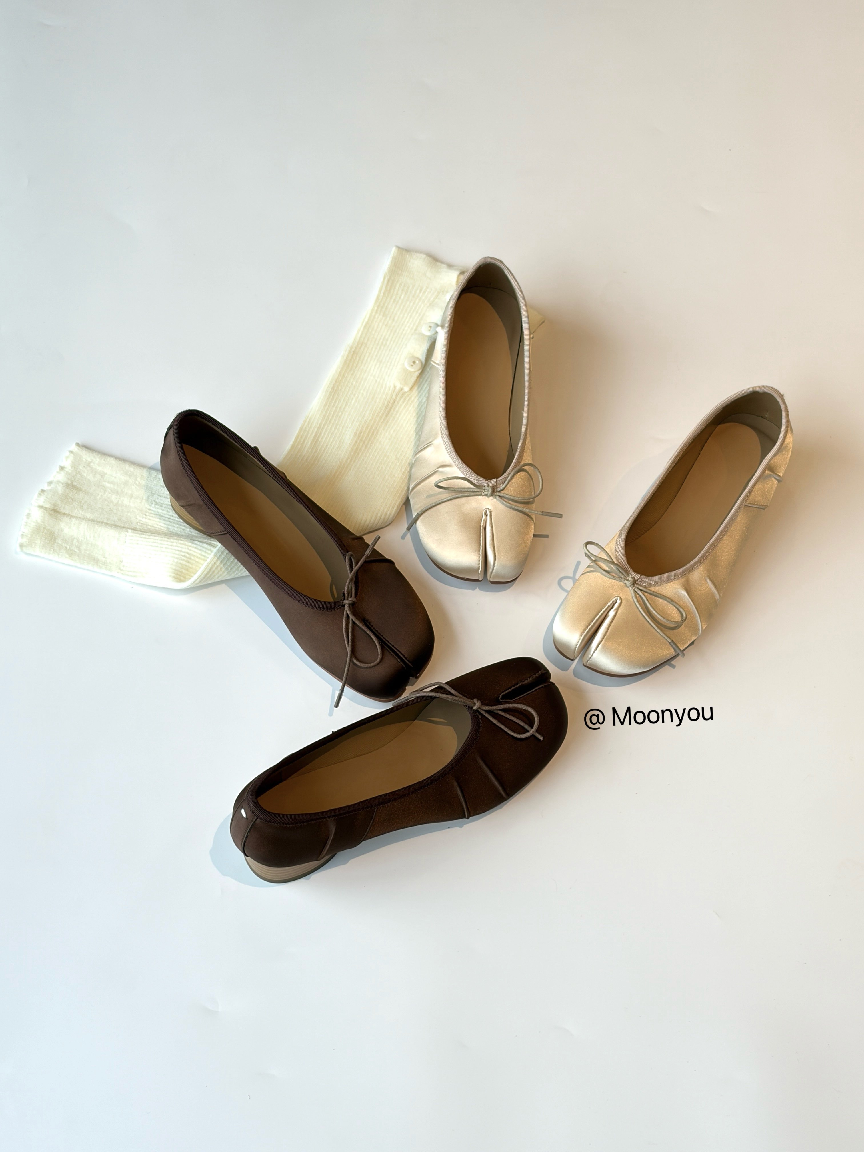 Moonyou 意大利仿真丝分趾平底芭蕾鞋女气质百搭浅口玛丽珍小皮鞋,女鞋,时尚芭蕾鞋,淘宝优惠券,粉丝福利购,淘宝优惠卷