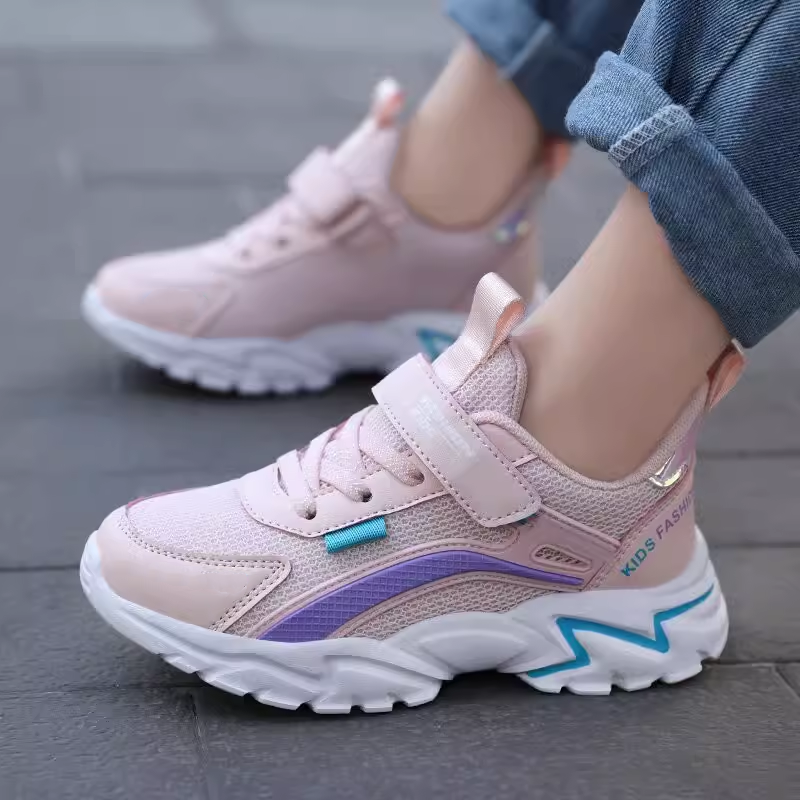 CEO ABC女童运动鞋皮面防水2024春秋款女孩透气跑步鞋网布学生鞋,童鞋/婴儿鞋/亲子鞋,运动鞋,淘宝优惠券,粉丝福利购,淘宝优惠卷