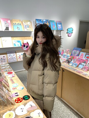 PINKMOON/挪威雪岛 两色90新国标白鸭绒羽绒服冬日派克服外套