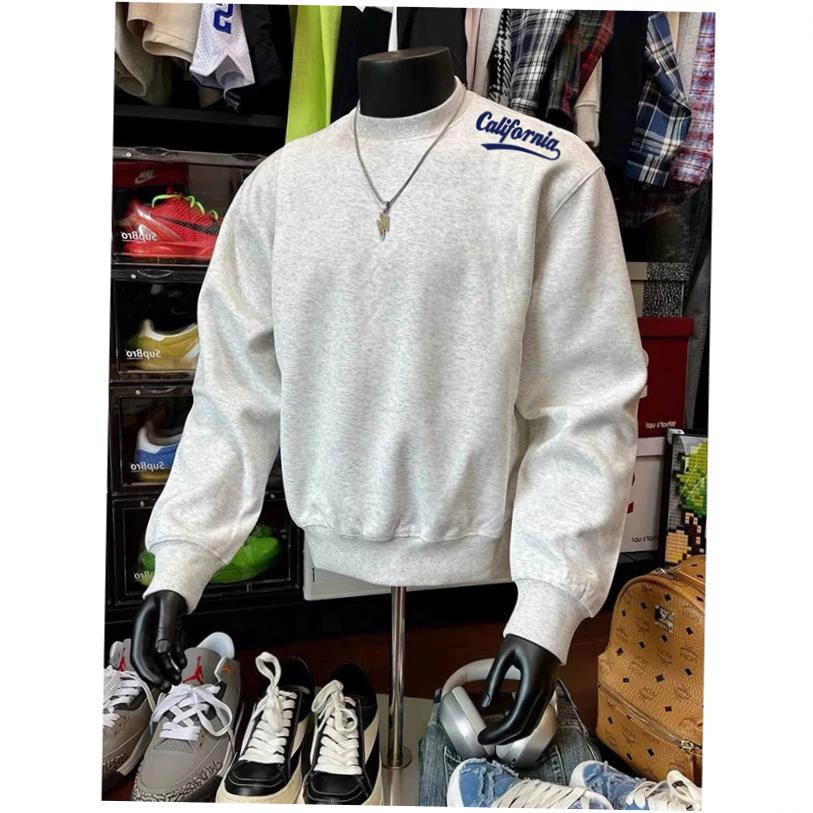 加绒加厚美式街头货卫衣