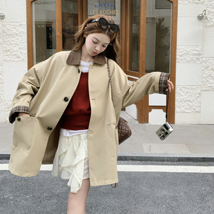 2026年新款风衣女中长款矮个子小个子外套