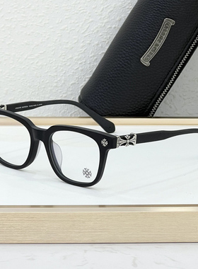 COX UCKER金属十字花装饰板材光学镜架防蓝光眼镜情侣眼镜平光镜