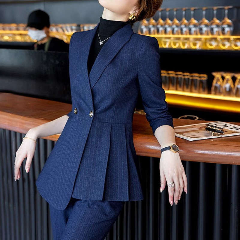 西装外套女春秋气质女神范职业装西服套装酒店前台经理工作服正装