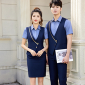 套装 美容院工作服女养生馆会所工衣气质酒店服务员工装 前台职业装
