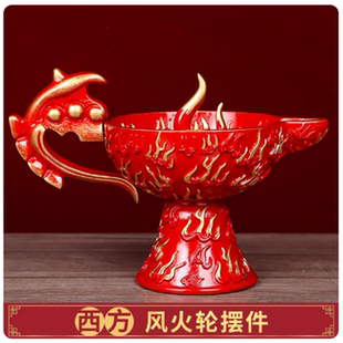 2026马年李居明吉祥物正西方风火轮摆件化三碧是非摆设