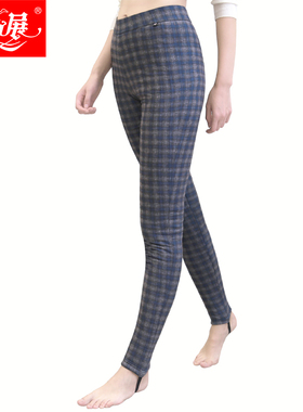 永展棉裤羊毛裤女老大修身保暖裤打底裤东北加厚中老年秋裤7872