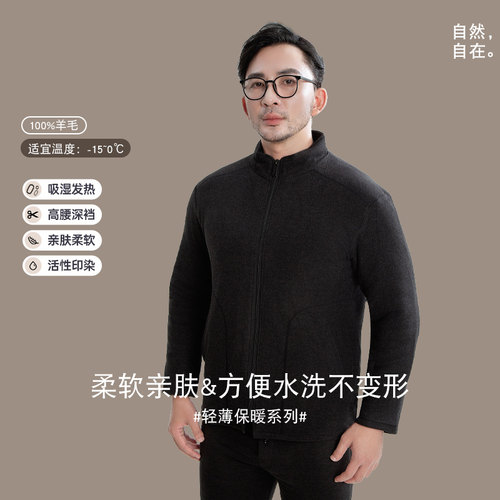 永展保暖中老年羊毛袄YZ8600