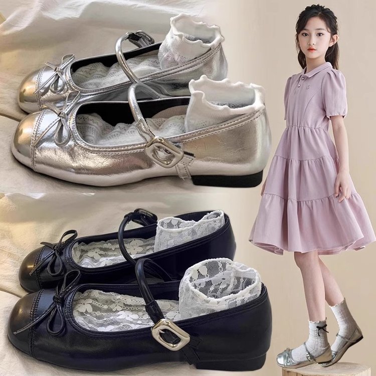 女童芭蕾风玛丽珍单鞋2025春秋款