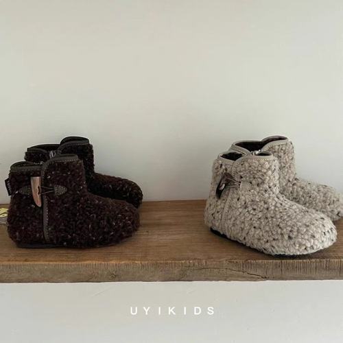 韩版儿童毛毛靴冬季2025新款棉靴