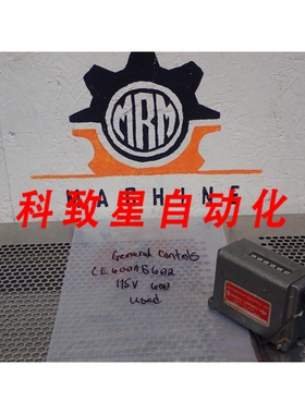 工业配件CONTROLS CE600AS602 6 位计数器 115V 60C