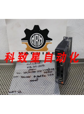 工业配件MR-J40B 伺服驱动器 200W 3AC/AC20040V 1.5A/2.5A 50/60