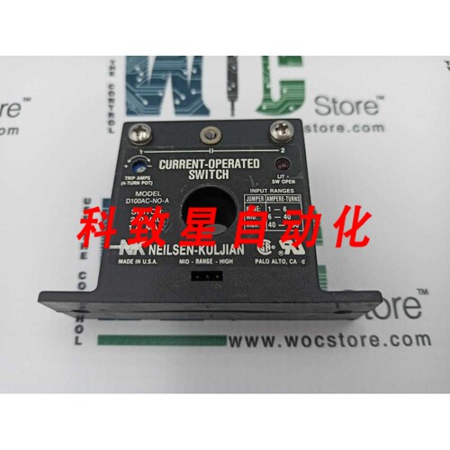 工业配件D100AC-NO-A NEILSEN-KULJIAN电流操作开关