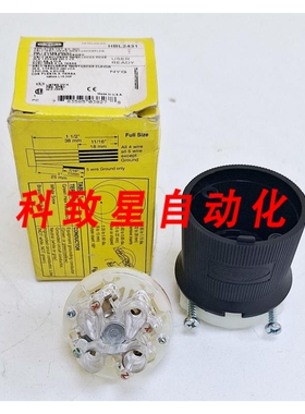 工业配件HBL2431 INSULGRIP 扭锁插头 20A 480VAC 3P 4W
