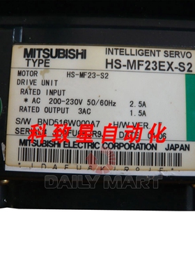 工业配件HS-MF23EX-S2 HSMF23EXS2 伺服电机
