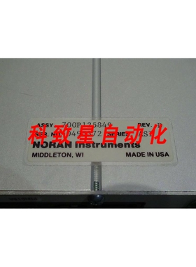 工业配件NORAN 700P125849 REV.D SERIES ASI