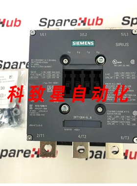 工业配件3RT1064-6AV36 电源接触器 225A 3RH1921-1DA11