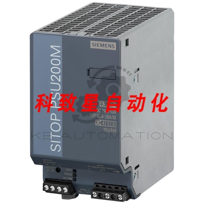 工业配件6EP1334BA10 PSU200M 稳压电源输出:24VDC/10A